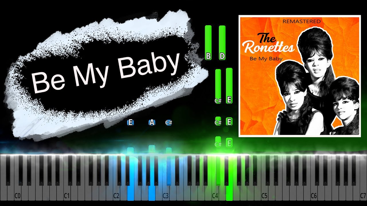 The Ronettes - Be My Baby Piano Tutorial