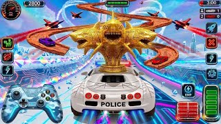 Mega Ramp Monster Car Racing 3D - Extreme Car Stunts - Android Gameplay screenshot 5