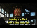 Lapping a V Block With a shop made lap
