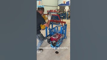 Diesel mobile block machine. #blockmakingmachinefactory #businessbuildingblocks