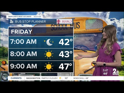 Good Morning Maryland Friday Weather - Stevie Daniels - video from WMAR