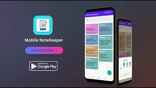 Mobile NoteKeeper App Intro screenshot 3