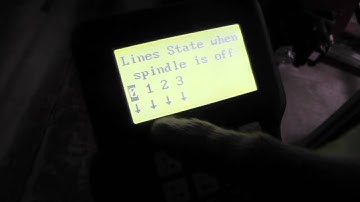 Set spindle rotate speed RPM shifts in DSP 0501