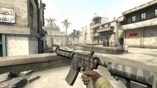 M4A4 Faded Zebra - Skin Showcase