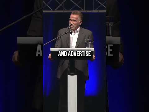 Arnold’s Success Formula: Work Like Hell & Advertise! #shorts #shortvideo