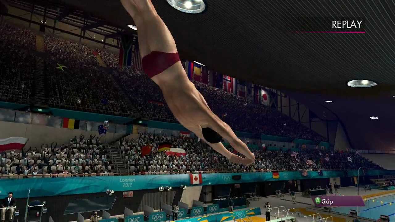 London 2012 game diving 10m gameplay YouTube