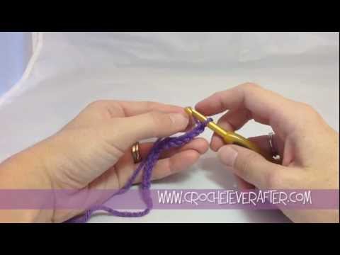 Single Crochet Tutorial #1: Single Crochet Into Foundation Chain