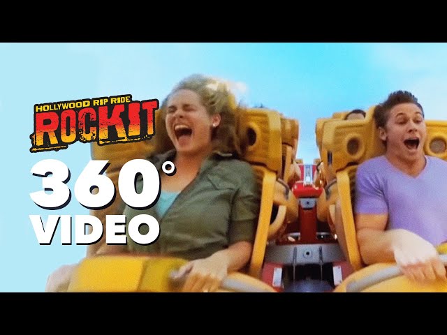 360 Video: Hollywood Rip Ride RockIt | Universal Studios Florida