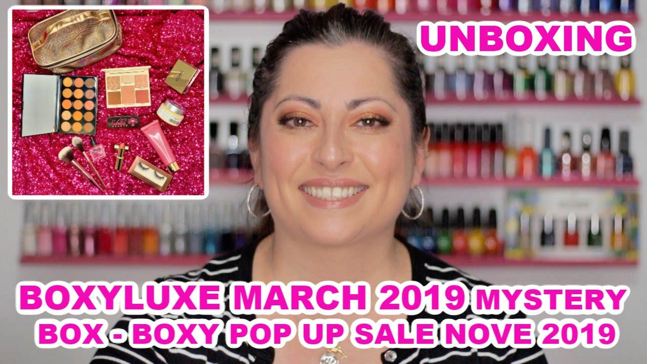 BoxyPopUp  BoxyLuxe March 2019 Mystery Box 1 - unboxing