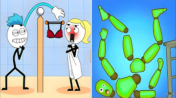 🏂🏂Thief Puzzle VS Dancing Dummy- Satisfying ASMR Gameplay Showdown on Android & iOS #gaming #ios 