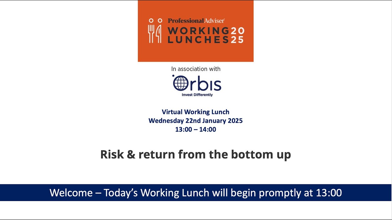 Professional Adviser Working Lunch in association with Orbis_22.01.2025