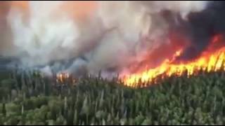 Brian Head wildfire, aerial footage