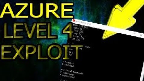 [ NEW INSANE] ✔️ ROBLOX EXPLOIT - AZURE SHUTDOWN ALL SERVERS SPEED JUMP TRUMP PARTICLES AND MORE ✔️