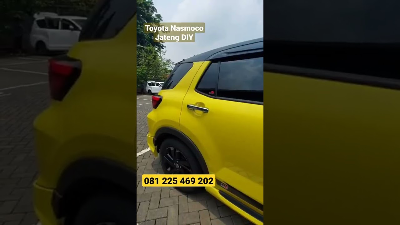 Promo TOYOTA Raize 1.0 Turbo GR Sport CVT Kuning Hitam (081 225 469 202)