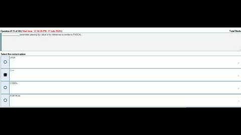 Midterm Grand Quiz CS301 2020