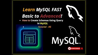 Learn MySQL Fast Basic to Advanced How to Create Schemas using query in MySQL tutorial