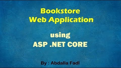 Bookstore Web Application using ASP.NET Core ( Arabic )