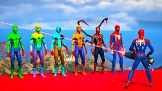 GTA 5 SPIDERMAN Ragdolls Compilation #11 #shorts #Spiderman