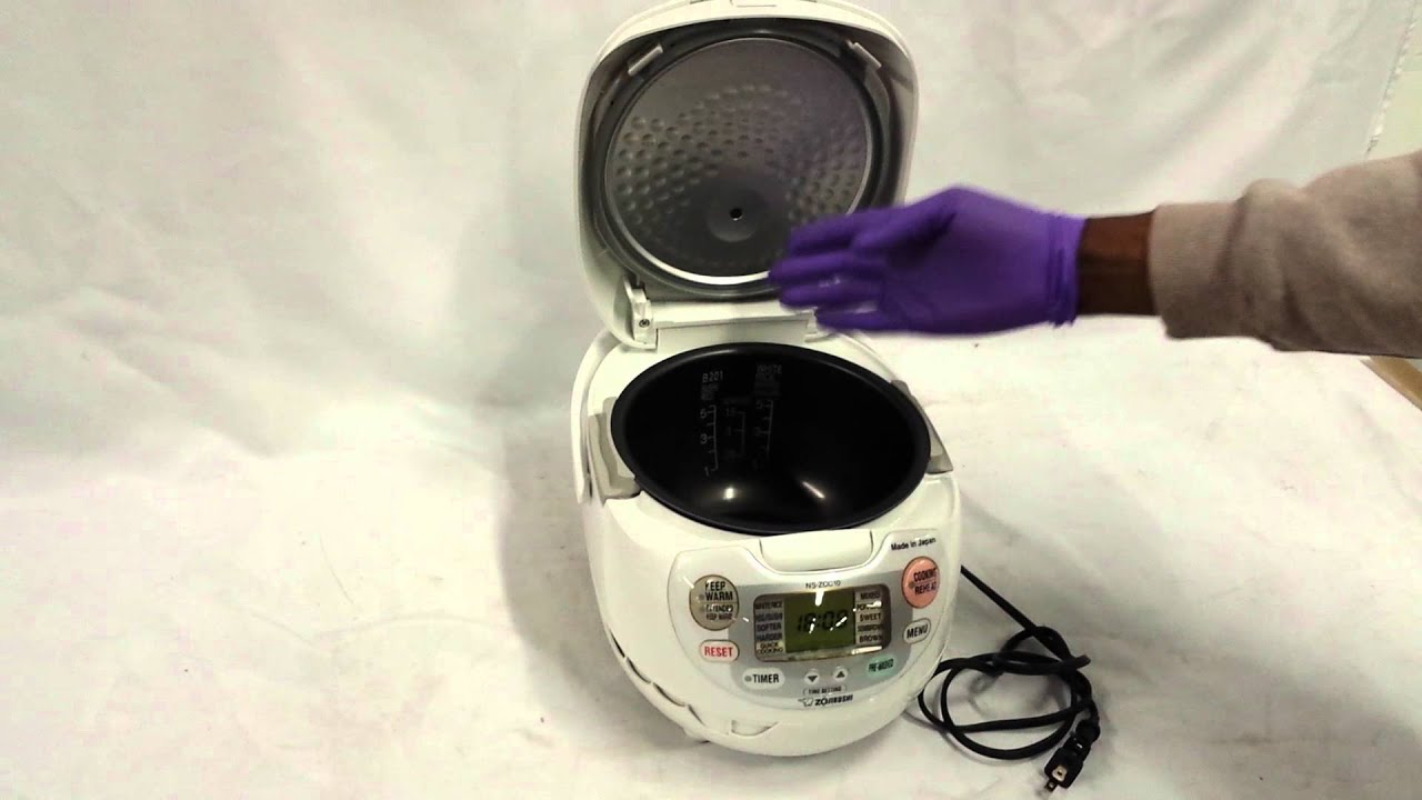 Zojirushi slow rice cooker YouTube