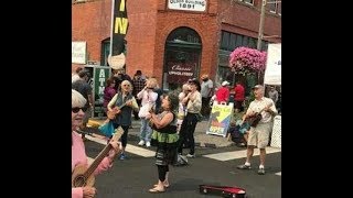 Anacortes Arts Festival Ukulele Flash Mob  2017, Anacortes WA