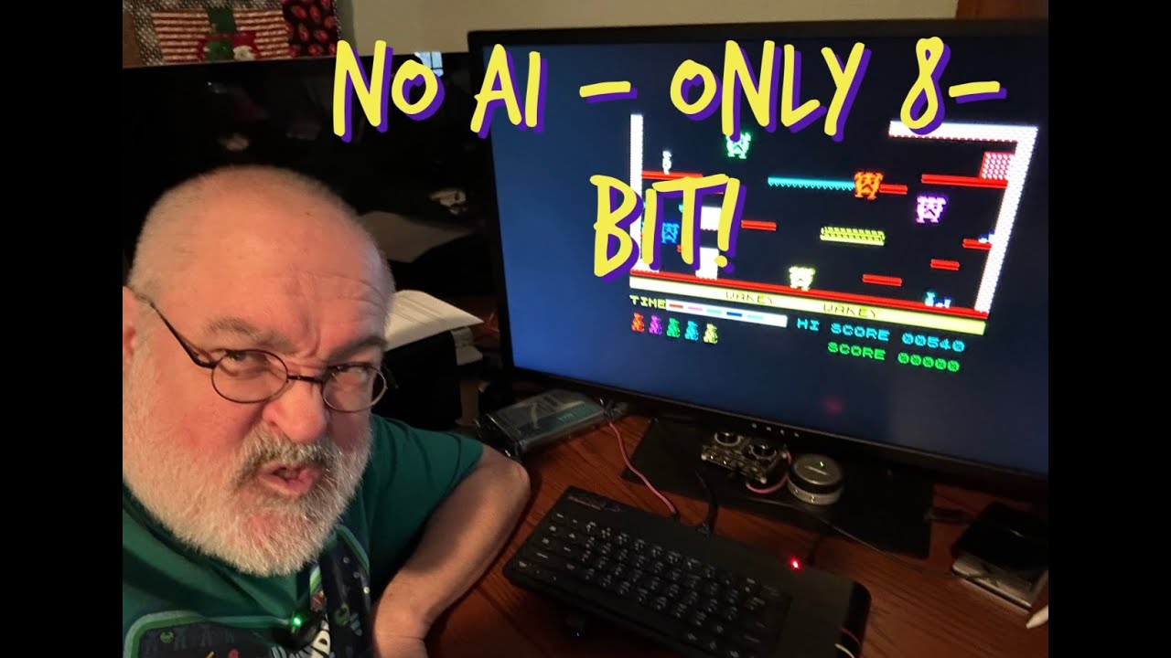 a BIG NO to AI - ONLY 8Bit - Video #1 - ZX Spectrum Frantic