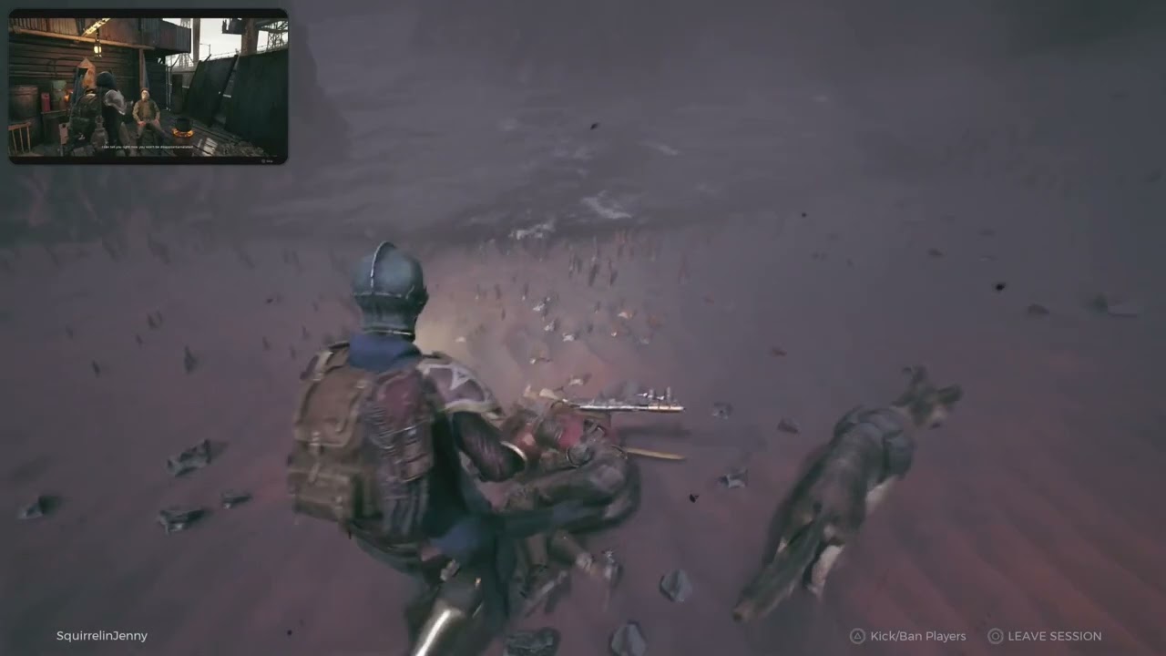 Shooting Little's corpse