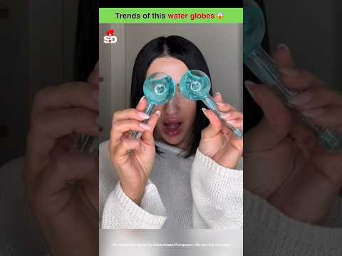 Why people use water globes on face? 😱