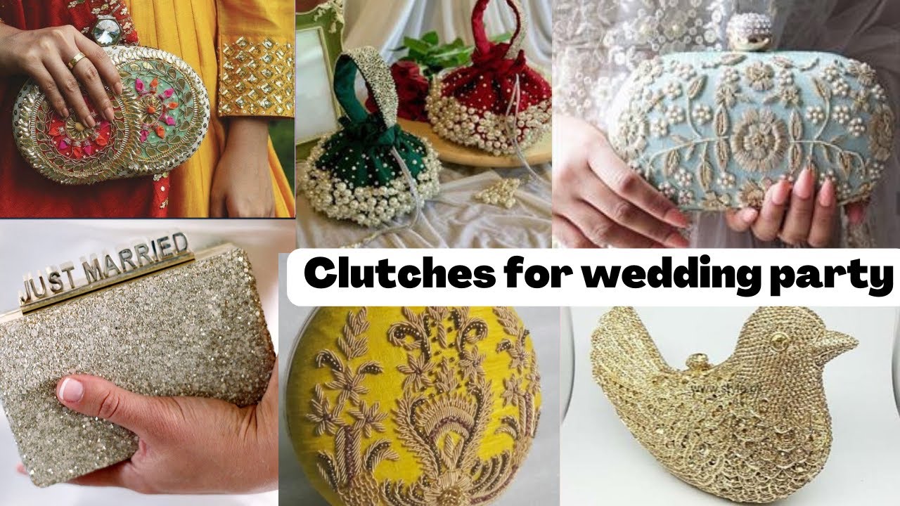 Clutches for wedding party | Indian clutch bag | bridal clutches