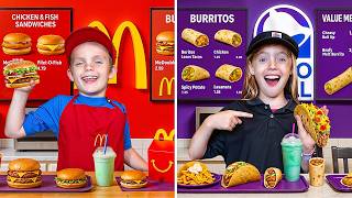 we opened real mcdonald s taco bell our house