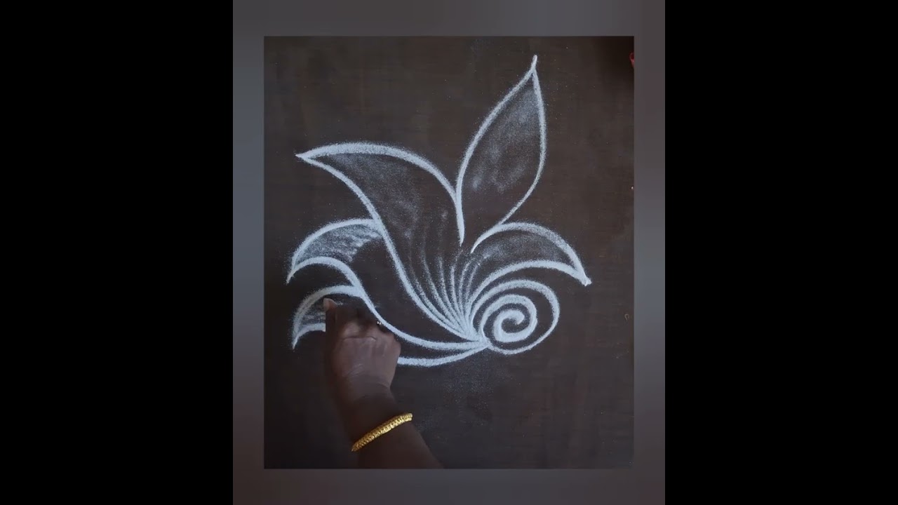 Simple Rangoli daily use 