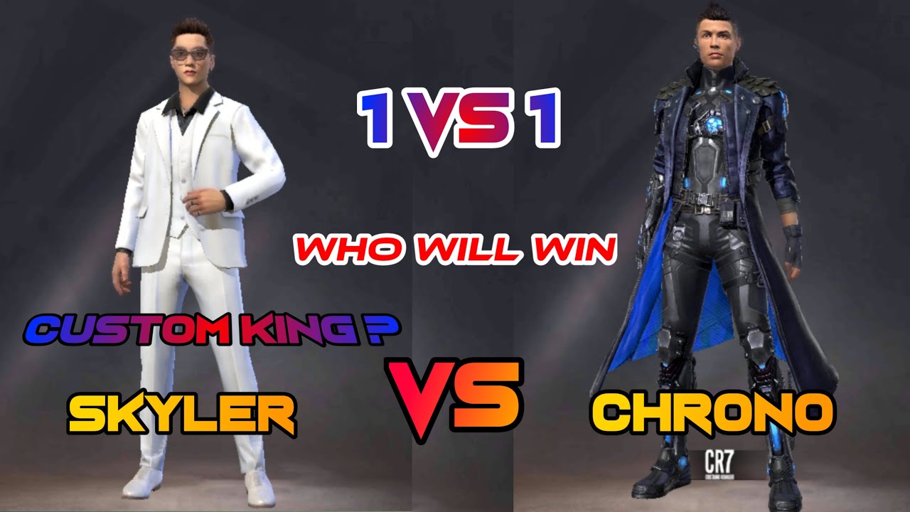 SKYLER VS CHRONO||1 VS 1||WHO IS BEST?||KING OF CUSTOM?||WILL BREAK CHORONO SHIELD?||