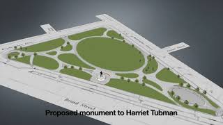 Visualization of City of Newark&#39;s Plans for Harriet Tubman Square