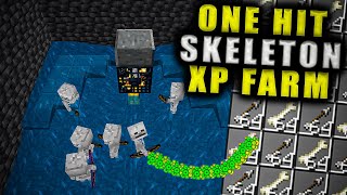 Simple 1.20 One Hit Skeleton Spawner XP Farm in Minecraft Bedrock (MCPE/Xbox/PS/Switch/PC)