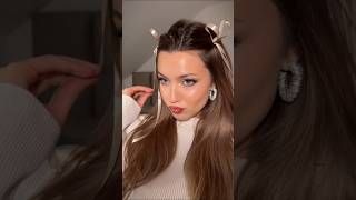 Easy holiday glam makeup 🎄❤️  #shorts #viralshorts #makeup #holidaymakeup #fyp #viralvideo