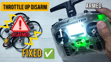 Tinywhoop Throttle Up Disarms Common Problem Fixed in Betaflight