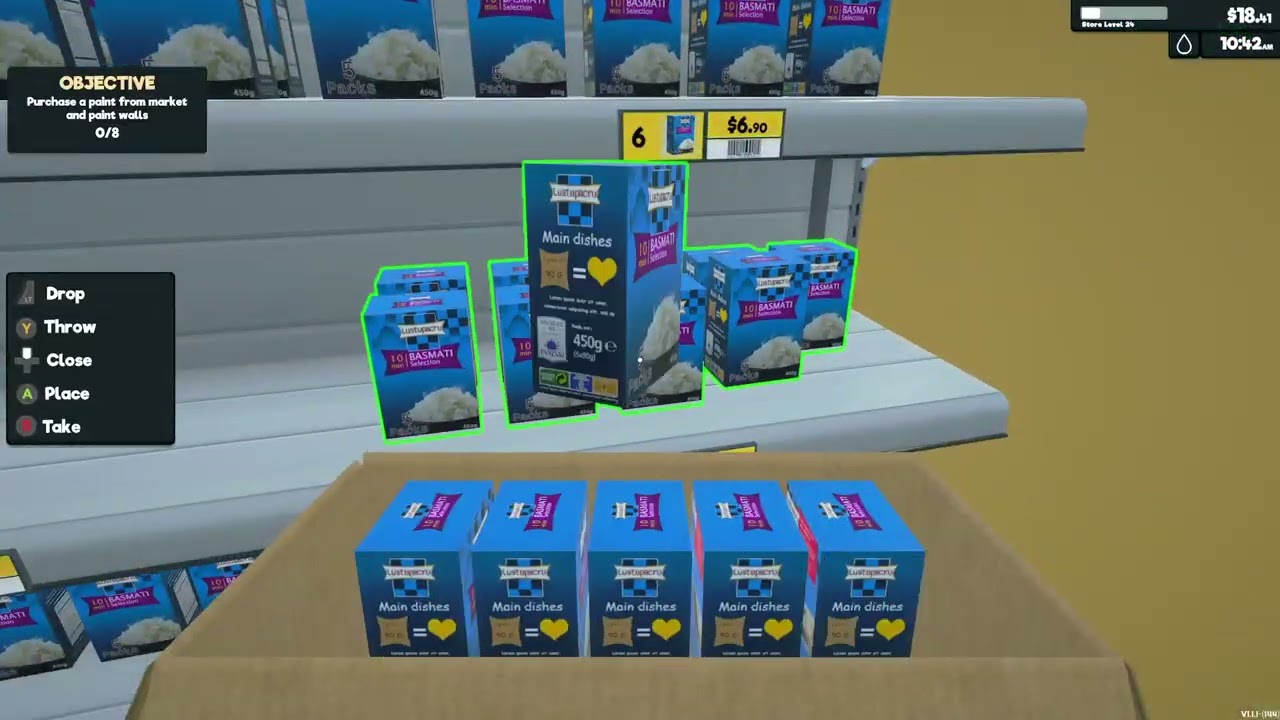 Supermarket Simulator - LOST PROGRESS!! Game didn't save after time stopping glitch in last video.