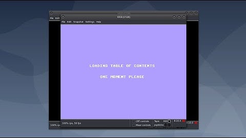 How To Use All 8 C64 Function Keys In VICE 3.3