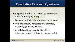 Chapter 7 Research Questions