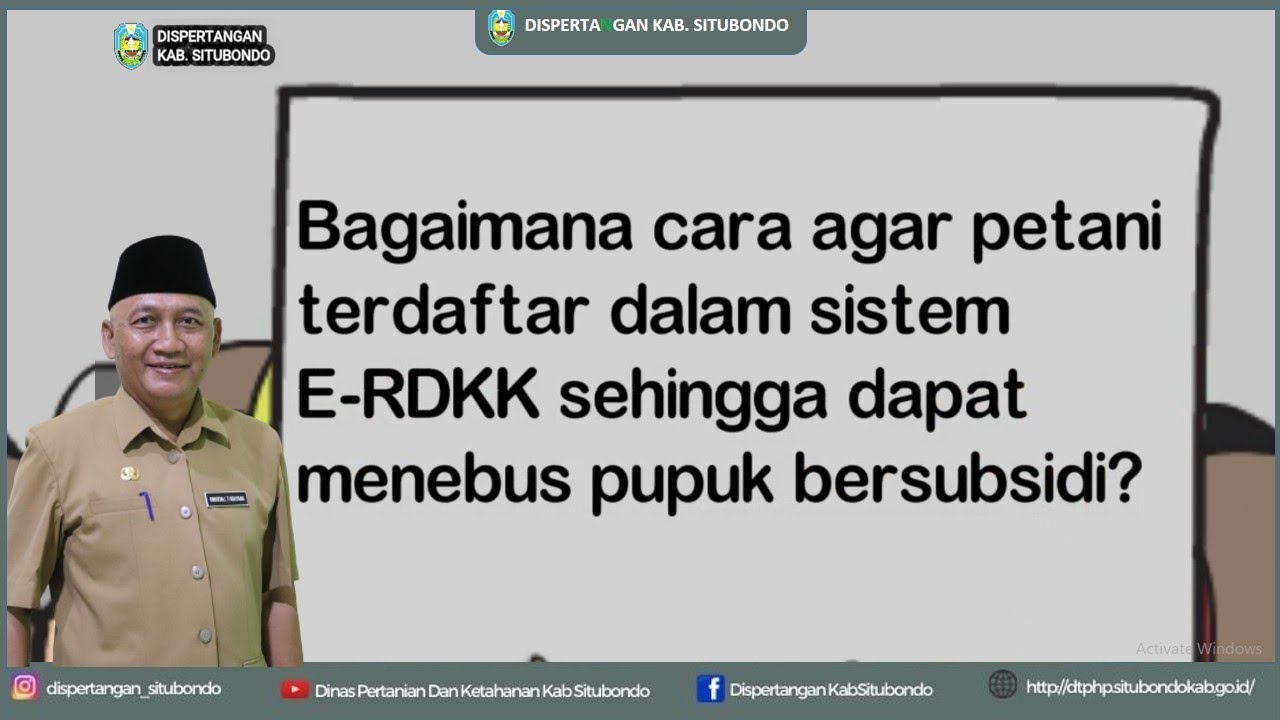 TATA CARA PENDAFTARAN PETANI KEDALAM E-RDKK
