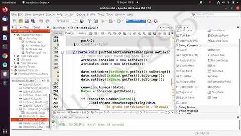 Manejo de Archivos en formato JSON y List continuación