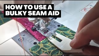 How to use a Bulky Seam Aid - Always Knitting & Sewing