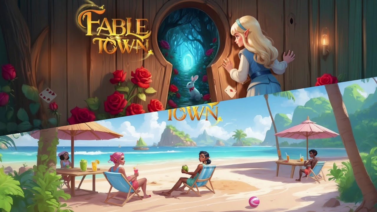 Эльфы в Пляже◇Fable Town◇15