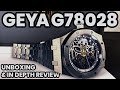 GEYA SKELETON WATCH G78028 Unboxing &amp; In Depth Review! Chinese Brand NOT From AliExpress?!
