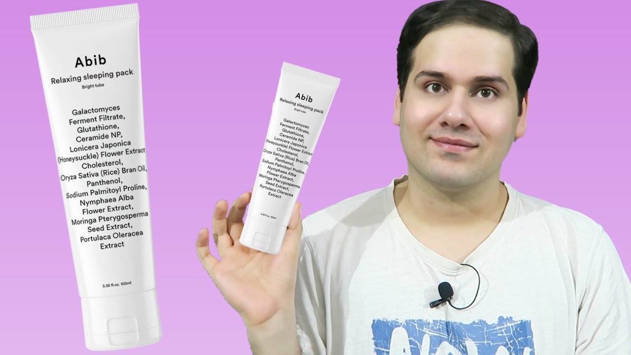 Abib Relaxing Sleeping Pack (Bright Tube) Review YouTube