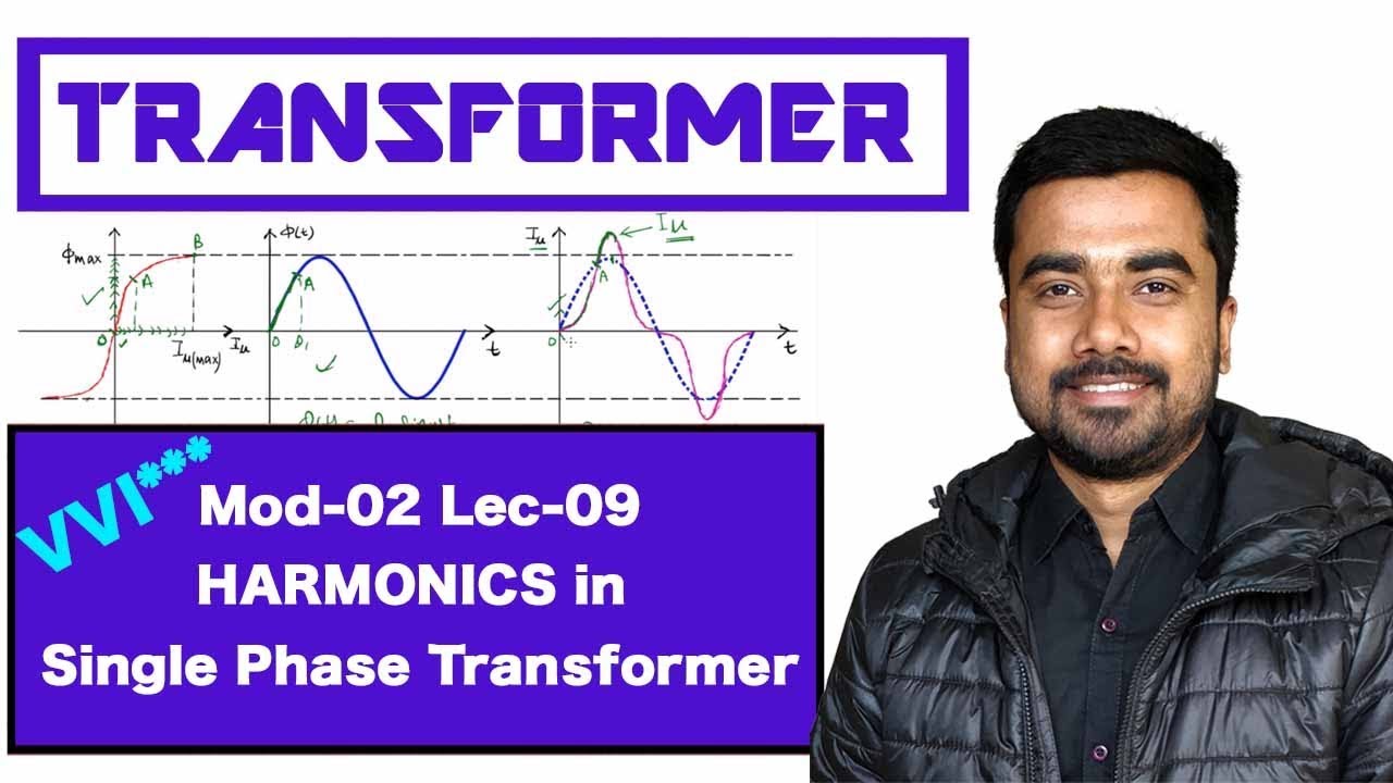 Mod-02 Lec-09 Harmonics in Single Phase Transformer | Electrical ...