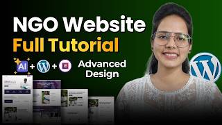 WordPress Tutorial for Beginners 2026 || Design Website for NGO #wordpress