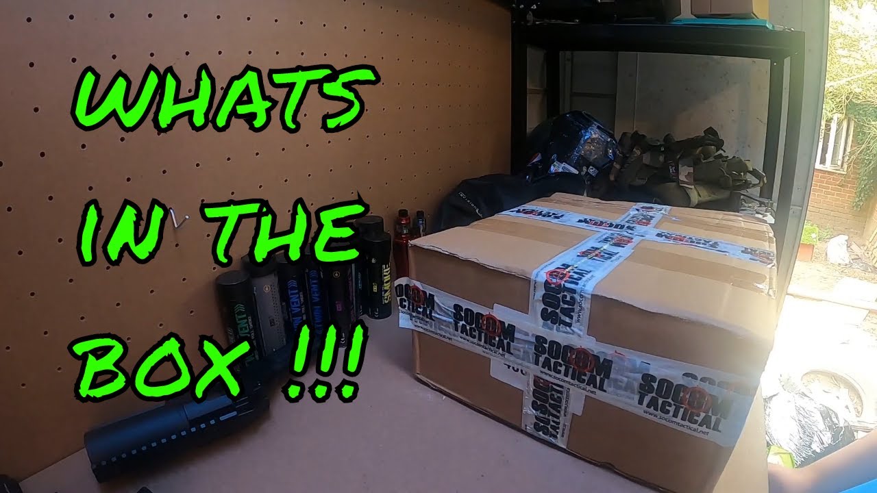 £100 airsoft mystery box from tactical YouTube