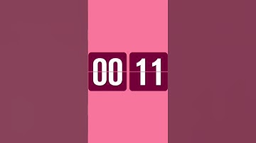 11 Seconds Countdown Timer Pink Theme 🌸 | Golden Timer #shorts