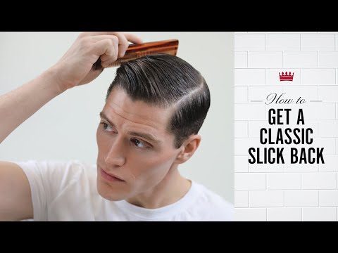 How to Get a Classic Slick Back - video from Cremo Cream