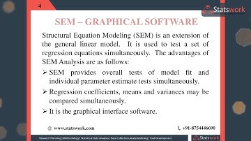 Lecture:1  what is Structural Equation Modeling (SEM) using AMOS? | www.statswork.com